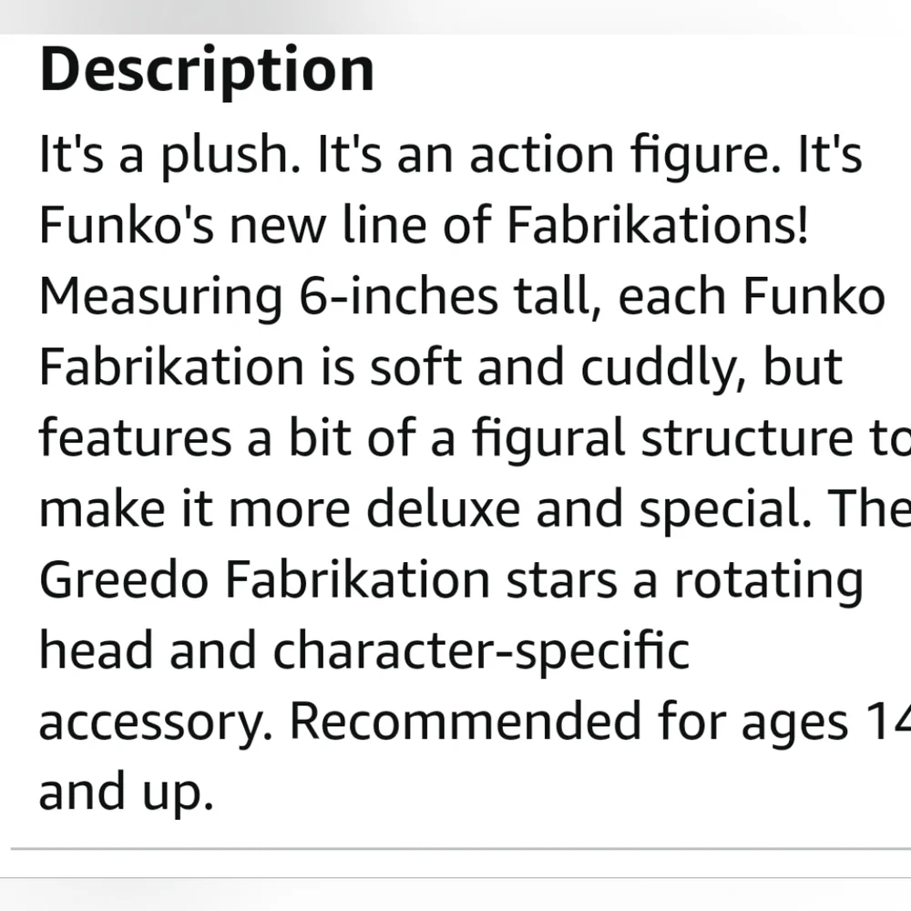 Star Wars Soft Sculpture by Funko Greedo - Picture 3 of 5